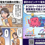 電気料金値上げ、再生可能エネルギーが値上げのならない新電力会社オクトパスエナジー